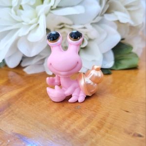 Littlest Pet Shop LPS #952 Pink Hermit Crab Brown Eyes